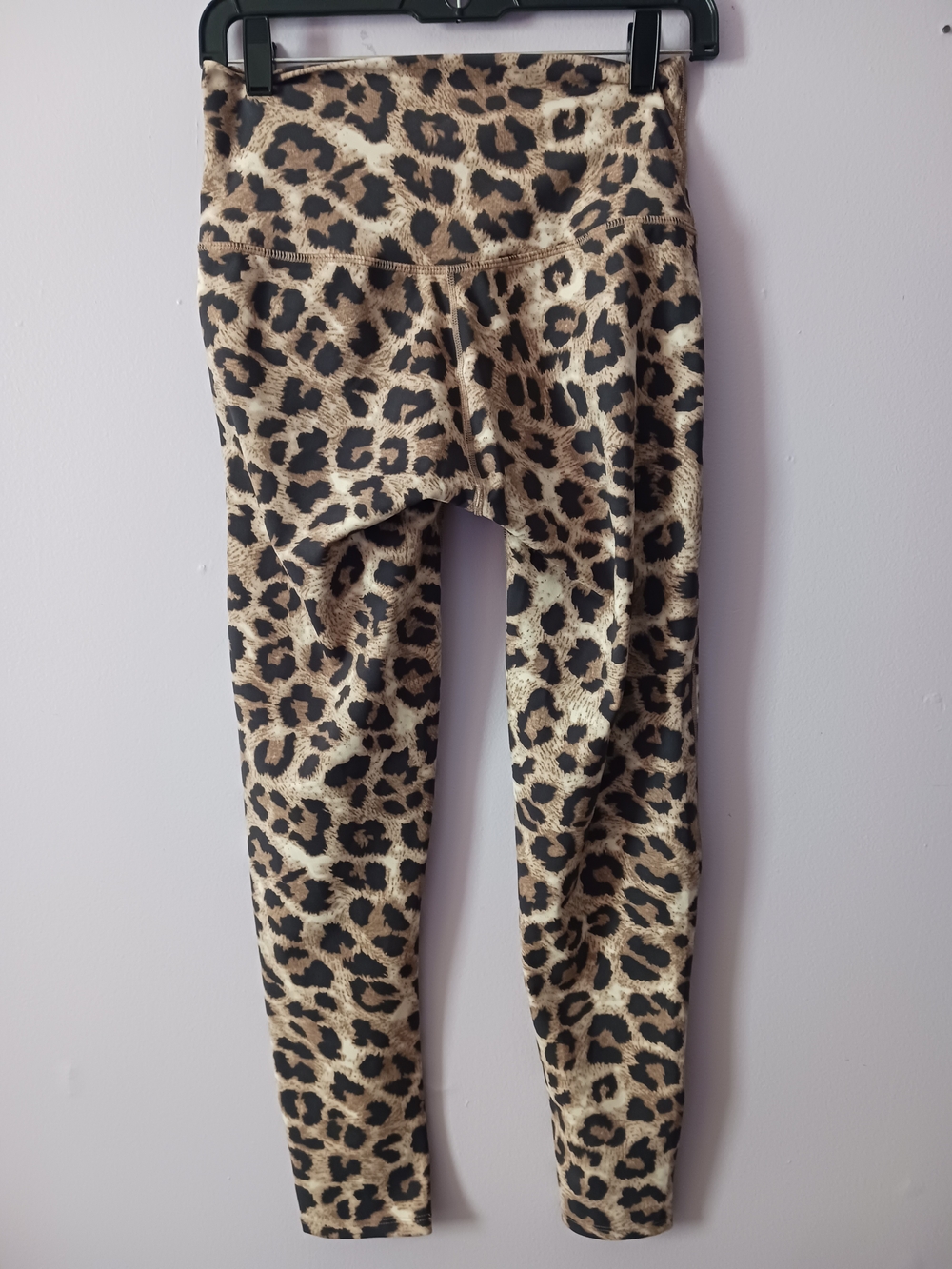 Zenana Outfitters Adult Large Leopard Print Leggings - Tan & Black